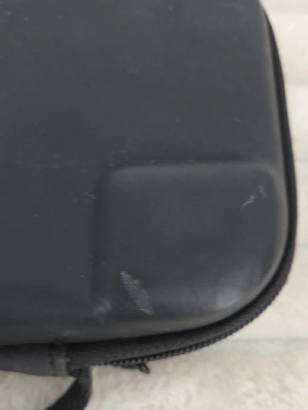 Handheld Console Carry Case - Black with Pastel Dinosaur Design